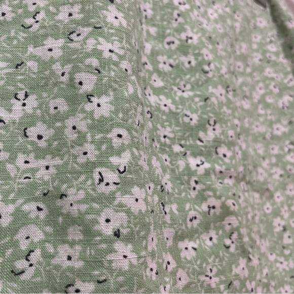 MANGO - Floral - Green & White - Skirt - Women’s S - Picture 3 of 9